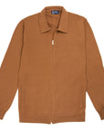 Robert Old - Orange Pure Merino Wool 2Ply Cardigan KNITWEAR Robert Old