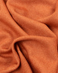 Robert Old - Orange Virgin Wool Zip Neck Sweater KNITWEAR Robert Old