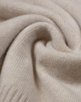 Robert Old - Oatmeal Virgin Wool Buttoned Zip-Neck Wool Jumper KNITWEAR Robert Old