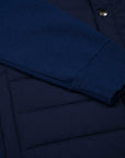 Robert Old - Navy Virgin Wool Lightweight Padded Jacket KNITWEAR Robert Old