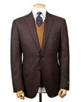 Robert Old - Brown Mélange Super 110’s Wool Jacket JACKETS Robert Old