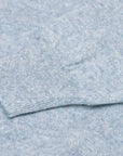 Fedeli - Sky Blue Cashmere & Linen Crewneck KNITWEAR FEDELI