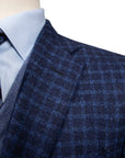 Robert Old - Blue Check Wool, Silk, & Cashmere Jacket JACKETS Robert Old