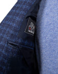 Robert Old - Blue Check Wool, Silk, & Cashmere Jacket JACKETS Robert Old