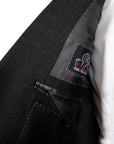 Robert Old - Charcoal Wool Flannel Double-Breasted Suit SUITS Robert Old