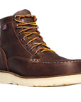 Danner - Brown Leather ‘Bull Run Moc Toe’ Lace-Up Boots SHOES Danner