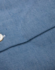 Robert Old - Light Blue Carlo Riva Cotton Twill Long Sleeve Shirt L/S SHIRTS Robert Old