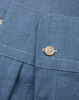 Robert Old - Light Blue Carlo Riva Cotton Twill Long Sleeve Shirt L/S SHIRTS Robert Old