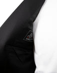 Robert Old - Green & Black Paisley Wool & Silk Jacquard Tuxedo Jacket JACKETS Robert Old