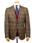 Robert Old - Brown Glenesk Check Wool & Cashmere Jacket JACKETS Robert Old