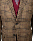 Robert Old - Brown Glenesk Check Wool & Cashmere Jacket JACKETS Robert Old