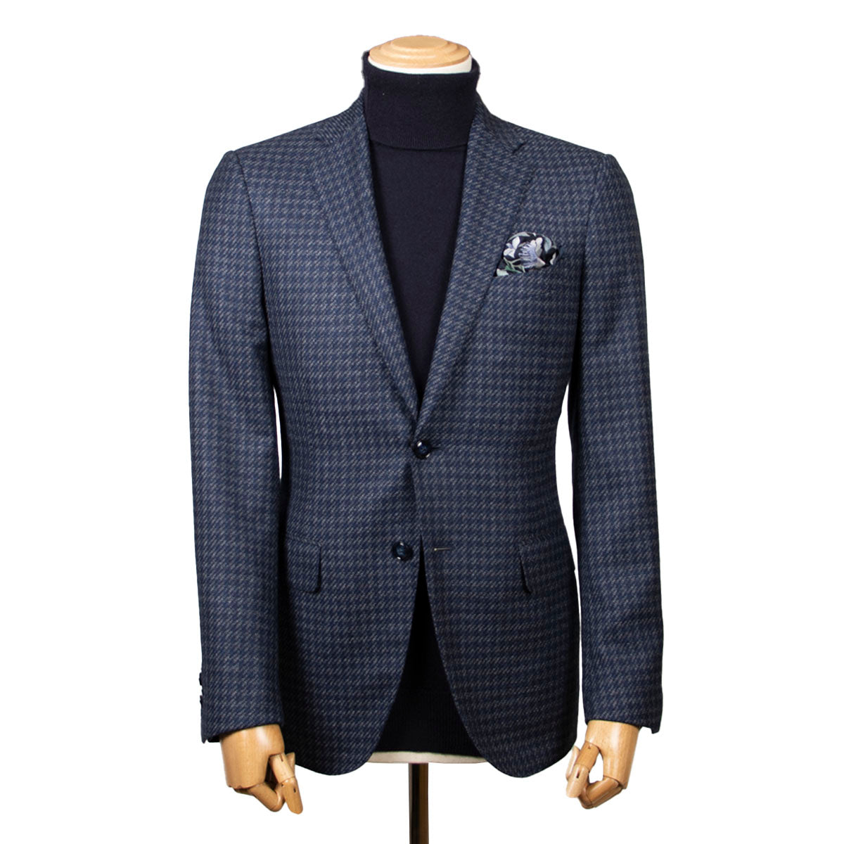 Robert Old - Navy & Grey Twill Pure Wool Jacket JACKETS Robert Old