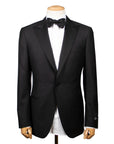 Robert Old - Black Pin Dot Drago Wool Tuxedo Suit SUITS Robert Old