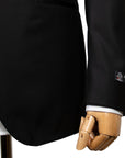 Robert Old - Black Pin Dot Drago Wool Tuxedo Suit SUITS Robert Old