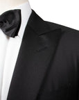 Robert Old - Black Pin Dot Drago Wool Tuxedo Suit SUITS Robert Old