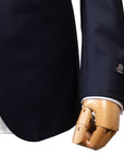 Robert Old - Navy Textured Wool & Silk Caccioppoli Tuxedo Suit SUITS Robert Old