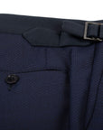 Robert Old - Navy Textured Wool & Silk Caccioppoli Tuxedo Suit SUITS Robert Old