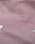 Robert Old - Burgundy Swiss Cotton Twill Long Sleeve Shirt L/S SHIRTS Robert Old