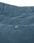 Robert Old - Powder Blue Stretch Cotton Corduroy Trousers CASUAL TROUSERS Robert Old