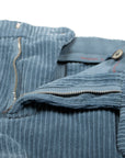 Robert Old - Powder Blue Stretch Cotton Corduroy Trousers CASUAL TROUSERS Robert Old