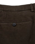 Robert Old - Brown Stretch Cotton Twill Chinos CASUAL TROUSERS Robert Old