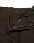 Robert Old - Brown Stretch Cotton Twill Chinos CASUAL TROUSERS Robert Old