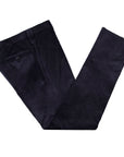 Robert Old - Dark Navy Loro Piana Stretch Cotton & Wool Corduroy Trousers FORMAL TROUSERS Robert Old