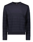 Paul & Shark - Navy Wool Crewneck Jumper KNITWEAR Paul & Shark
