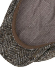 Stetson - Grey Heather Wool Hatteras Flat Cap CAPS & HATS Stetson