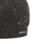 Stetson - Cashmere and Silk Melange Herringbone Flat Cap CAPS & HATS Stetson