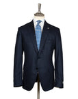 Belvest - Navy Check Italian Wool & Cashmere Suit SUITS Belvest