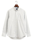 Eggshell Regular Fit Light Oxford Stripe Shirt L/S SHIRTS Gant