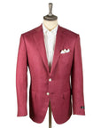 Robert Old - Raspberry Loro Piana Wool, Silk, & Linen Herringbone Jacket JACKETS Robert Old