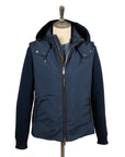 Moorer - Blue 'Evan' Lightweight Down Filled Jacket BLOUSONS MooRER