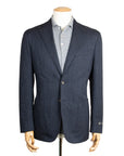 Robert Old - Navy Denim Unlined Cotton Stretch Blazer JACKETS Robert Old
