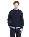 Paul & Shark - Navy Wool Crewneck Jumper KNITWEAR Paul & Shark
