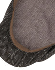 Stetson - Cashmere and Silk Melange Herringbone Flat Cap CAPS & HATS Stetson
