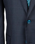 Belvest - Handcrafted Navy Super 130s Suit SUITS Belvest