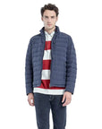 Paul & Shark - Navy High Density Save the Sea Oregon Down Jacket BLOUSONS Paul & Shark