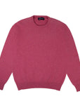 Robert Old - Dakar Pink Tiree 4ply Crew Neck Cashmere Sweater CASHMERE Robert Old