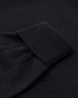 Robert Old - Black Highclere Cashmere Crew Neck Sweater CASHMERE Robert Old