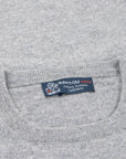 Robert Old - Flannel Highclere Cashmere Crew Neck Sweater CASHMERE Robert Old