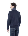 Paul & Shark - Navy Wool Half-Zip with Typhoon Details KNITWEAR Paul & Shark