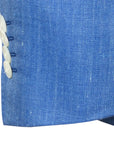 Robert Old - Blue Loro Piana Wool, Silk, & Linen Herringbone Jacket JACKETS Robert Old