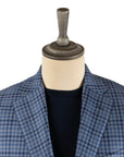 Robert Old - Blue Check Super 130's Pure Wool Jacket JACKETS Robert Old