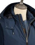 Moorer - Blue 'Evan' Lightweight Down Filled Jacket BLOUSONS MooRER