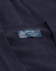 Robert Old - Dark Navy Mallaig 4ply Cashmere Cardigan CASHMERE Robert Old