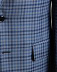 Robert Old - Blue Check Super 130's Pure Wool Jacket JACKETS Robert Old
