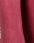 Robert Old - Raspberry Loro Piana Wool, Silk, & Linen Herringbone Jacket JACKETS Robert Old