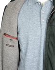 Robert Old - Dark Green Goat Suede Bomber Jacket LEATHERS Robert Old